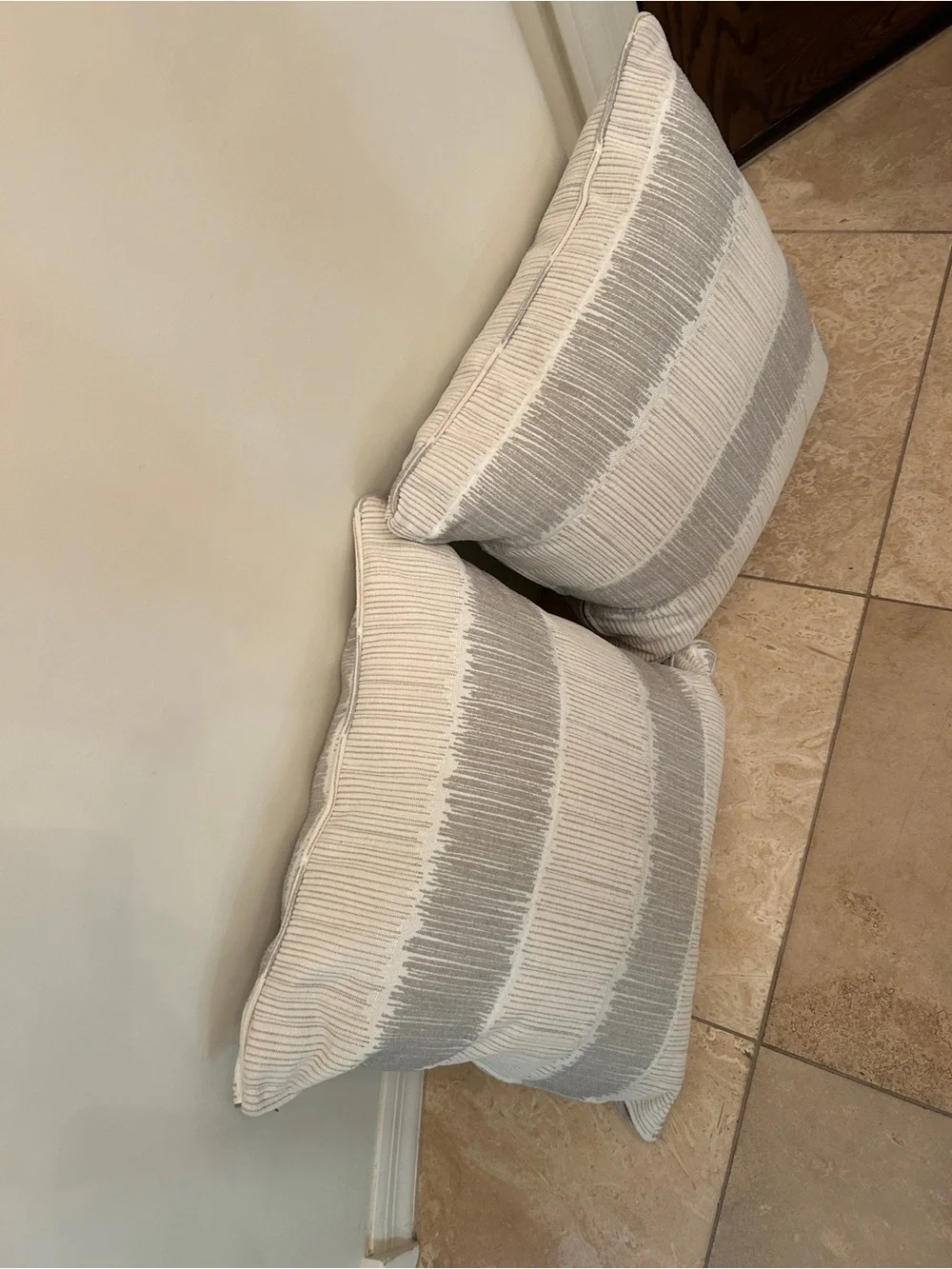 Set of 2 decor pillows 18x18 inch